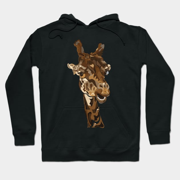 I AM SUPER PEACEFUL - GIRAFFE Hoodie by STYLIZED ART